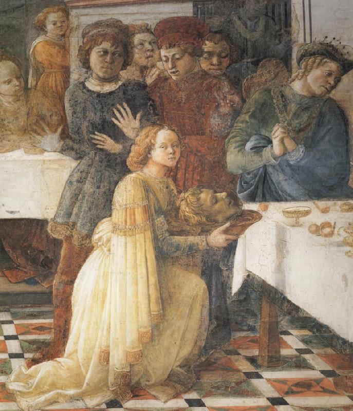 Details of The Feast of Herod, Fra Filippo Lippi